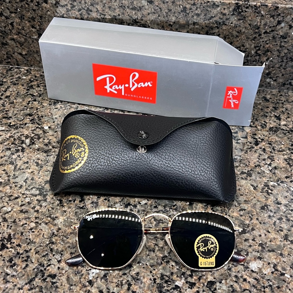 Ray-Ban Tortoise/Gold Sunglasses
